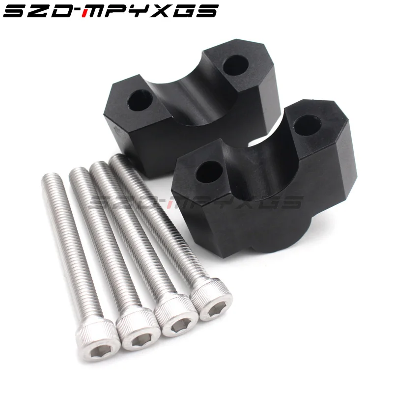 

Motorcycle HandleBar Riser Handle Bar Mount Clamp Adapter For Kawasaki Z750 2004-2011 Z1000 2007 2008 2009 Z 750 1000