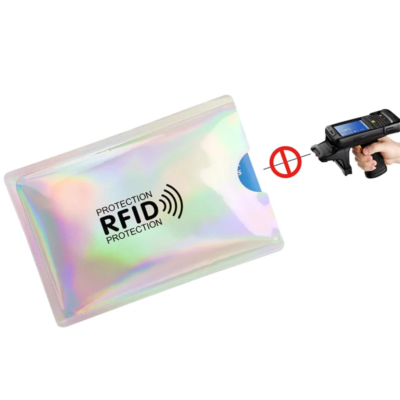 Новый блокирующий rfid алюминиевый держатель для кредитных карт анти сканирующий