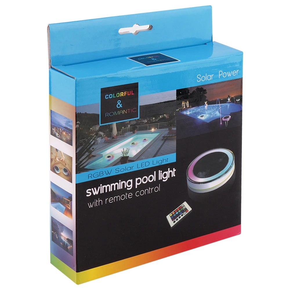 Solar ao ar Remoto à Prova Luz de Energia Piscina Livre Flutuante Fonte Lâmpada Controle Dwaterproof Água Paisagem Luzes Rgb Led 4 controle remoto à prova dwaterproof água paisagem luzes