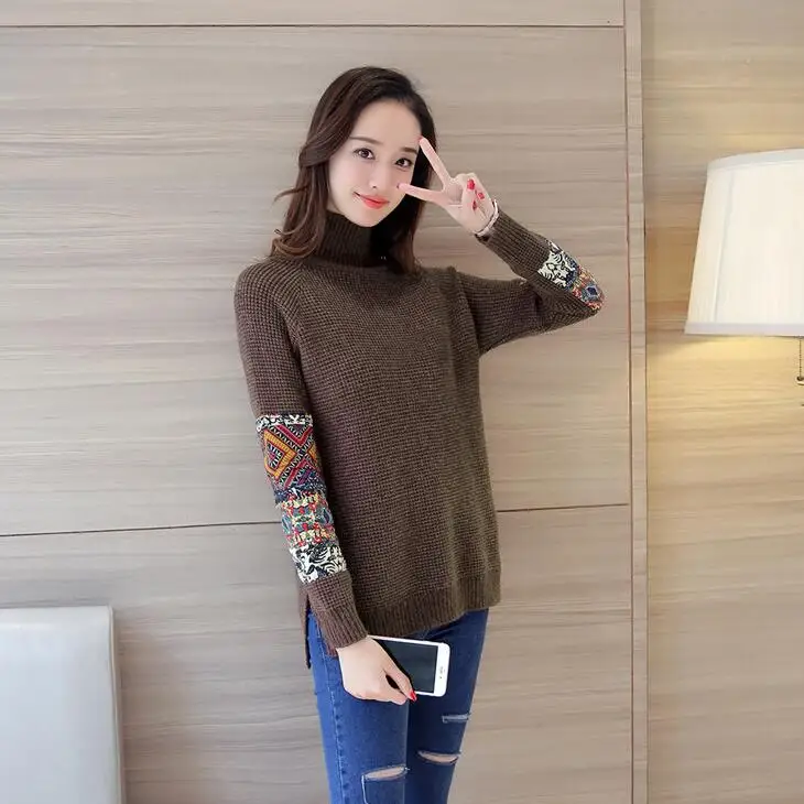 2021 New Women Sweather Warm Autumn And Winter Casual Long Sleeved Pullover | Женская одежда
