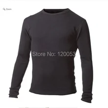 Мужская австралийская мериносовая шерсть нижнее белье Топ, мужское белье из мериносовой шерсти, лыжное белье из мериносовой шерсти, 230GSM Блокировка