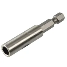 Ударная нагрузка 60 мм магнитный 1/" Отвертка Держатель Бит расширение быстрая смена шестигранной винтовой зажим несколько отверток вставной Бур держатель