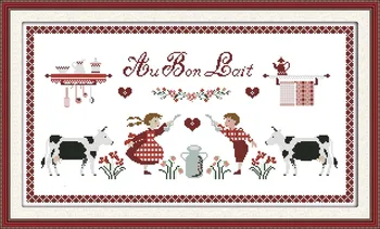 

Love Grass Gifts for Mother Needlework Patterns Dmc Embroidery Floss Wall Decoration Cross Stitch Embroidery Needlework Sets