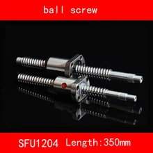 12mm Ball Screw Rolled SFU1204 length 350mm 400mm+1204 Flange single ballnut CNC parts end machined BK/BF10 12mm Ball Screw Rolled SFU1204 length 350mm 400mm+1204 Flange single ballnut CNC parts end machined BK/BF10