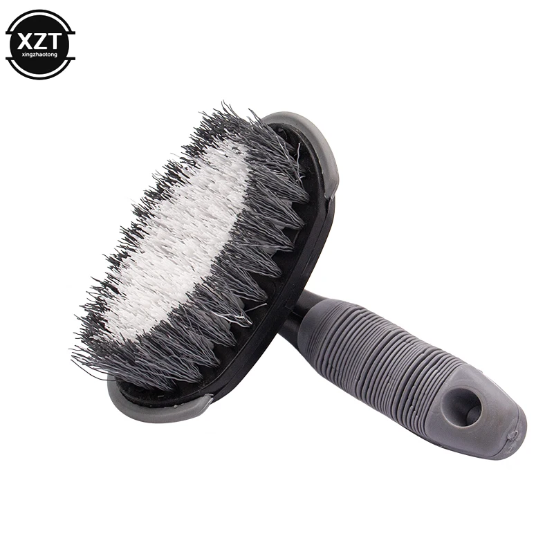 Automotive Vehicle Car Wheel Hub Rim Tyre Bend Shank Scrubbing Cleaning Brush Cleaner Car Wash Brushes Auto Maintenance