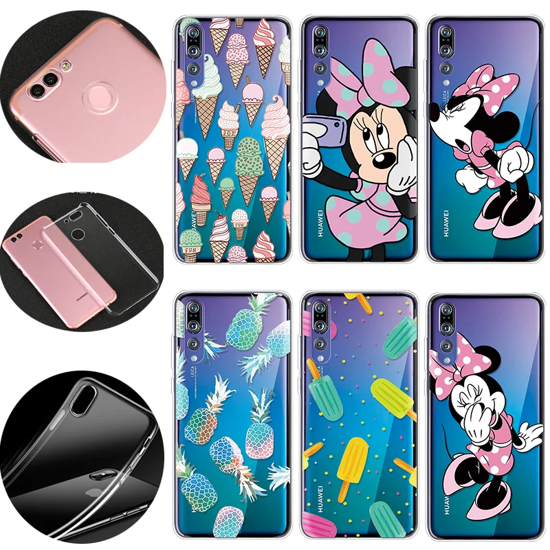 

Cute Cartoon Coque For Huawei P Smart Z P8 P9 P10 P20 P30 Lite Pro Nova 2i 3 4 Soft TPU Fundas For Huawei P Smart Plus 2019 Case
