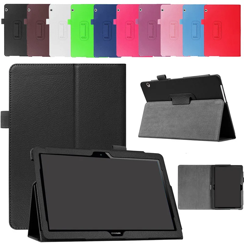 Tablet Case for Huawei MediaPad T3 10 AGS-L09 AGS-L03 9.6 inch Pu Leather Stand Cover Flip Case for Honor Play Pad 2 9.6 Fundas (25)