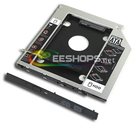 New for Sony Vaio VPCZ1 VPCZ2 VPCF136FM VPCZ Notebook 2nd HDD SSD Caddy DVD Optical Bay