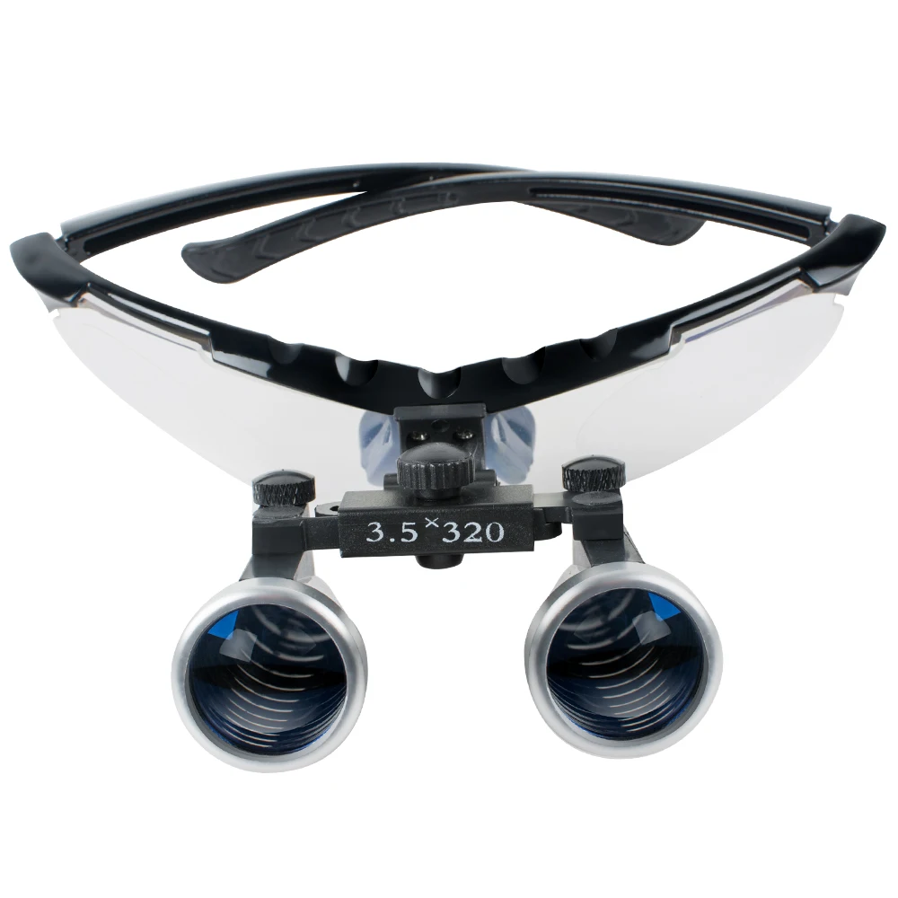 3.5X 320mm Optical Glass Loupe High-end Luxury Dental Surgical Medical Binocular Loupes Dentist Dental Tools
