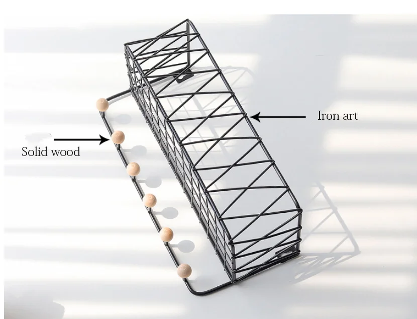 Европейский Металлические Кованые украшения дома полки практичный стеллаж для хранения стене висит твердая древесина крюк гостиная поставки