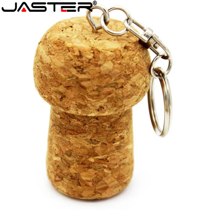 USB флеш накопитель JASTER в деревянной бутылке 8 32 Гб|USB флэш-накопители| |