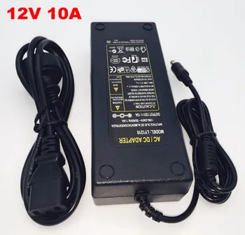 

3528 5050 5630 LED Strip Power Supply 10A 120W Power Adapter Transformer AC110V-240V to DC 12V High Quality US/UK/EU/AU Plug