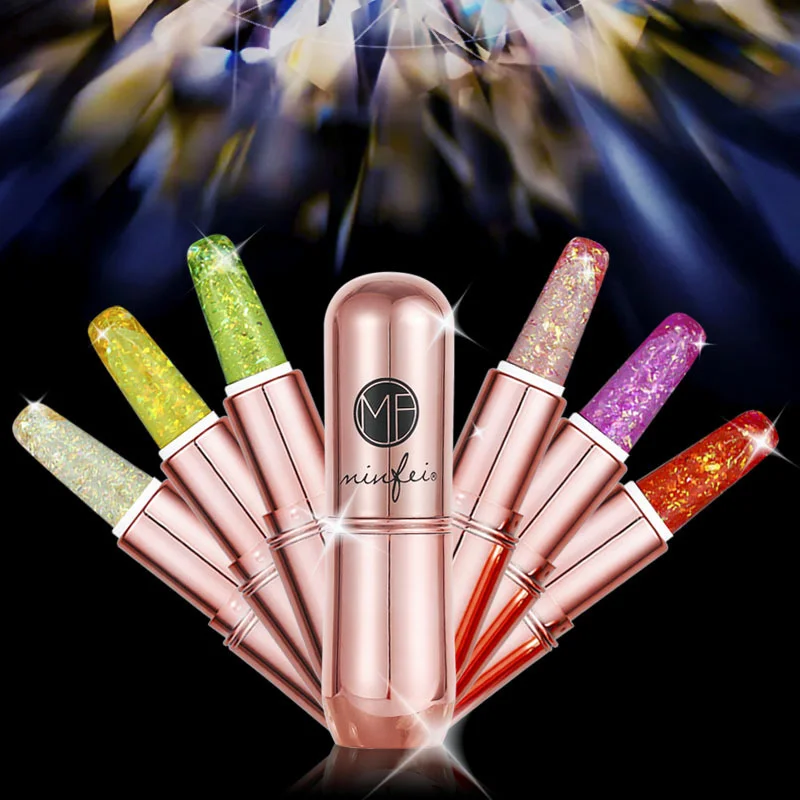 

New product Magic Temperature Change Color Lip Stick Waterproof Long Lasting Moisturizer Shiny Glitter Lipstick Cosmetic