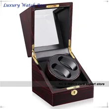 Quality Piano Paint Double Automatic font b Watch b font Winder and Storage Box Case for