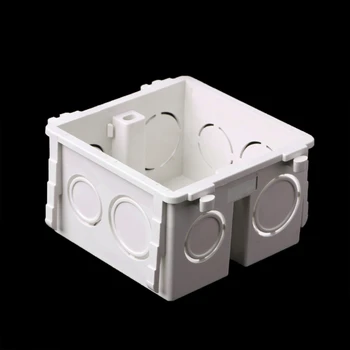

86-Type PVC Junction Box Wall Mount Cassette For Switch Socket Base