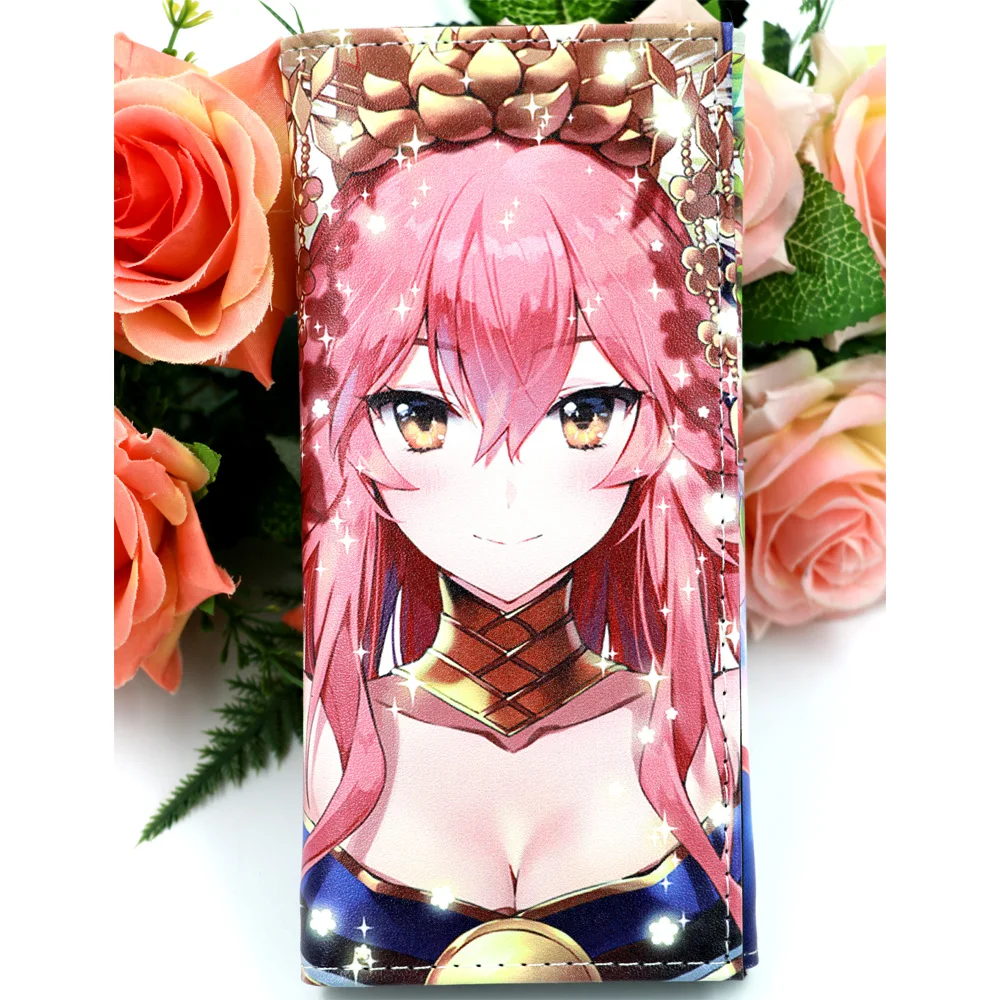Аниме игра Fate/большой заказ длинный кошелек FGO Синтетическая кожа с