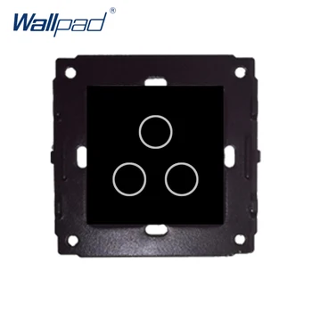 

3 Gang 2 Wall Touch Switch Wallpad 3 Gang Touch ON/OFF Switch Function Key For Module only 55*55mm No switch Frame DIY Series