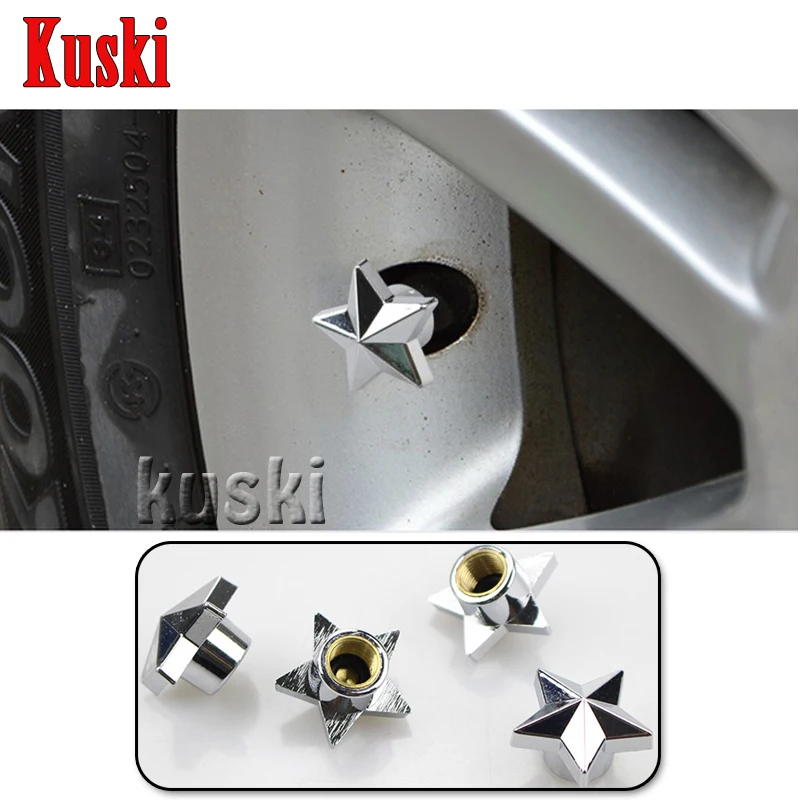 Колпачок клапана колеса в форме звезды для Volkswagen VW Polo Passat B5 B6 CC Golf 4 5 6 7 Touran T5 Tiguan Bora