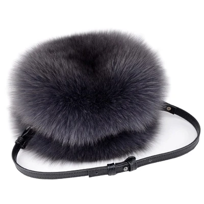 

New Luxury Europe and America Women Real Fox Fur Bag Messenger Fox Fur Chain Shoulder Bag Ladies Tote Handbag Crossbody Bags