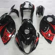 HAYABUSA 2008- обвес GSX R1300 2009 Пластиковые обтекатели GSXR 1300 2008 Черный Красный обтекатель мотоцикла