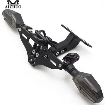 

Motorcycle Fender Registration License Plate Holder Turn signal lights FOR honda pcx 125 msx125 hornet nc750x xadv cb190r xmax