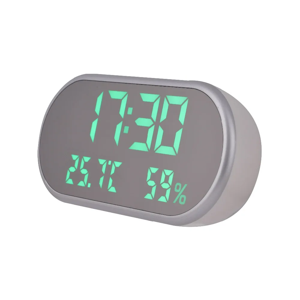 Buy Portable Digital Alarm Clock Mirror HD LED Display