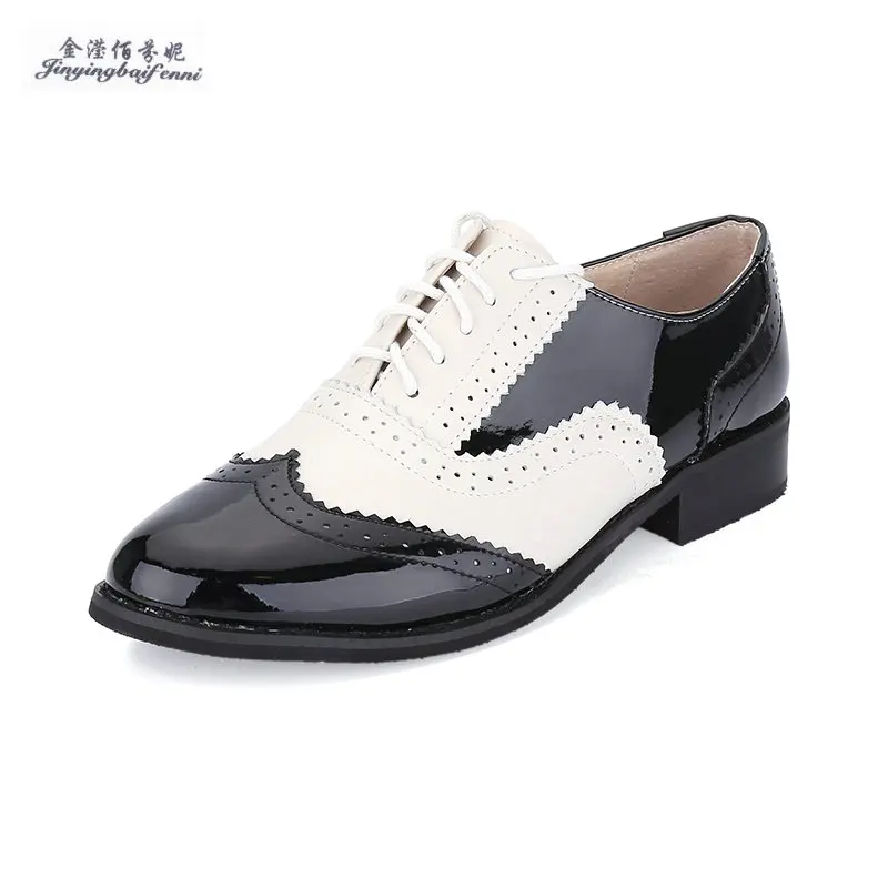womens black patent leather oxford shoes new fashion glossy patent leather genuine leather vintage womens black patent leather oxford shoes new fashion glossy patent leather genuine leather vintage