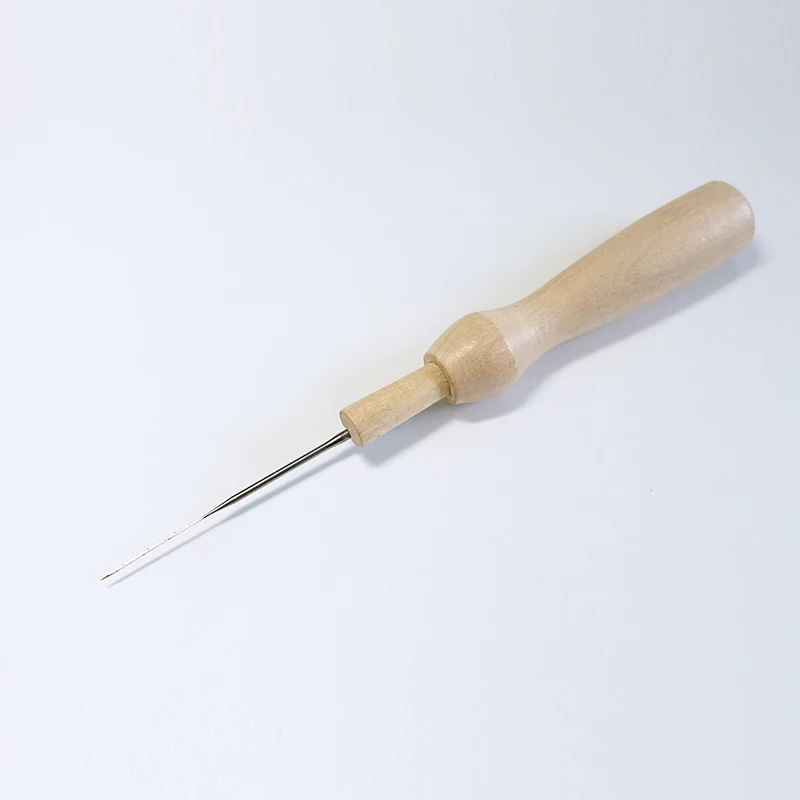 

1pcs Felting Needles Wool Pocked Tools Wooden Handle With A Needle Felt Needle Felting Tool Felt Diy Package Craft Supplies