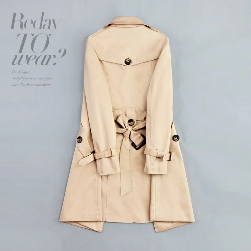 Veste 2017 wine Femmes Coupe Qualité Femelle Réglable Manteau Femininas khaki Grande Haute Outwear Black Taille vent blue Printemps IarwtI