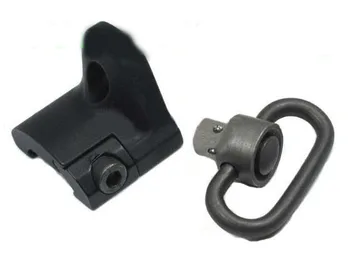 

10pcs/lot Gear Sector Hand-Stop With QD Sling Swivel Scope Mount Black Sand free shipping