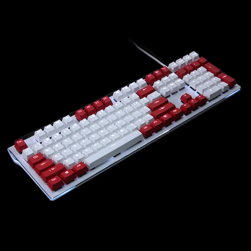 Kbdfans 108 ключ PBT двойной снимок просвечивающие с подсветкой для Corsair K65 K70 logitech G710