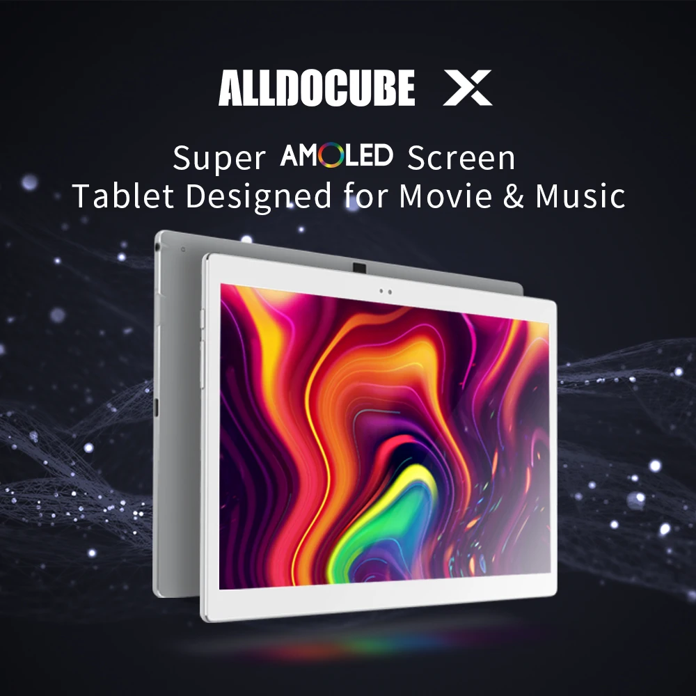 ALLDOCUBE X 10,5 "2 к 2560*1600 Super AMOLED экран 6,9 мм ультра тонкий корпус Android 8,1 4 Гб оперативная память 64 Встроенная планшеты PC отпечатков пальцев 8MP