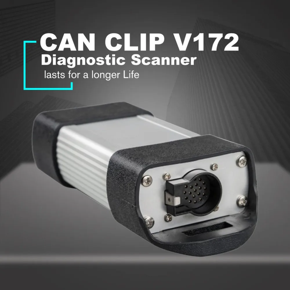 

CAN CLIP V172 Car Vehicle Diagnostic Scanner CYPRESS AN2131QC for Renault Code Reader OBD Scan Tool Full Chip Resistor