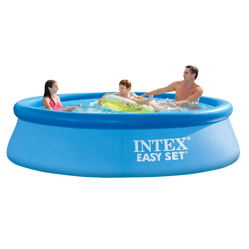 INTEX круглая скобка бассейн piscina надувной взрослый открытый большой детский