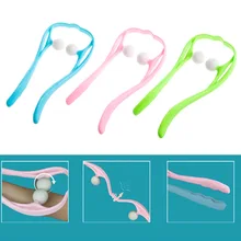 Горячее предложение! Распродажа! Удобный массажер для шеи, плеч, спины, тела, боли, роликовый мяч, инструмент для самомассажа