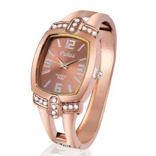 Fashion women quartz watches rose gold ladies Bangle Watch popular designer rhinestone watch relogio feminino 2016 New hot sell