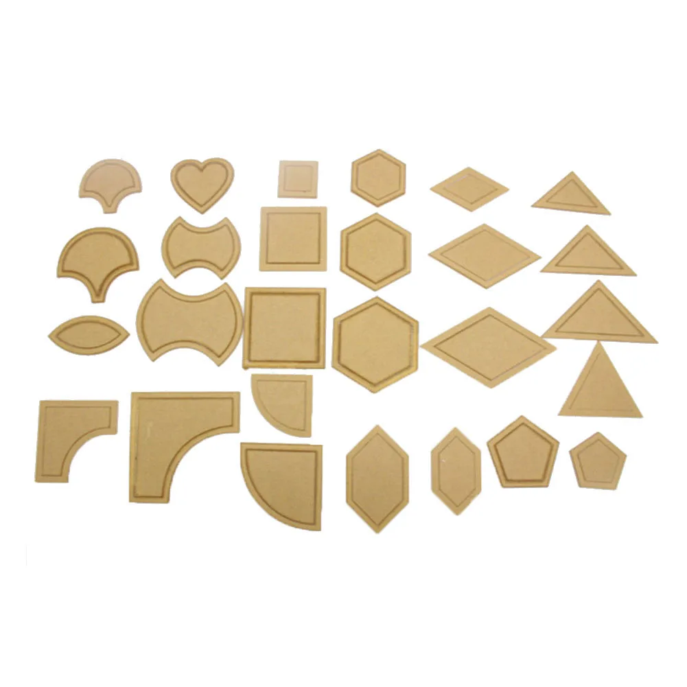  54Pcs Acrylic Quilting Templates Sewing Stencils Patchwork Ruler Sewing Tool Set