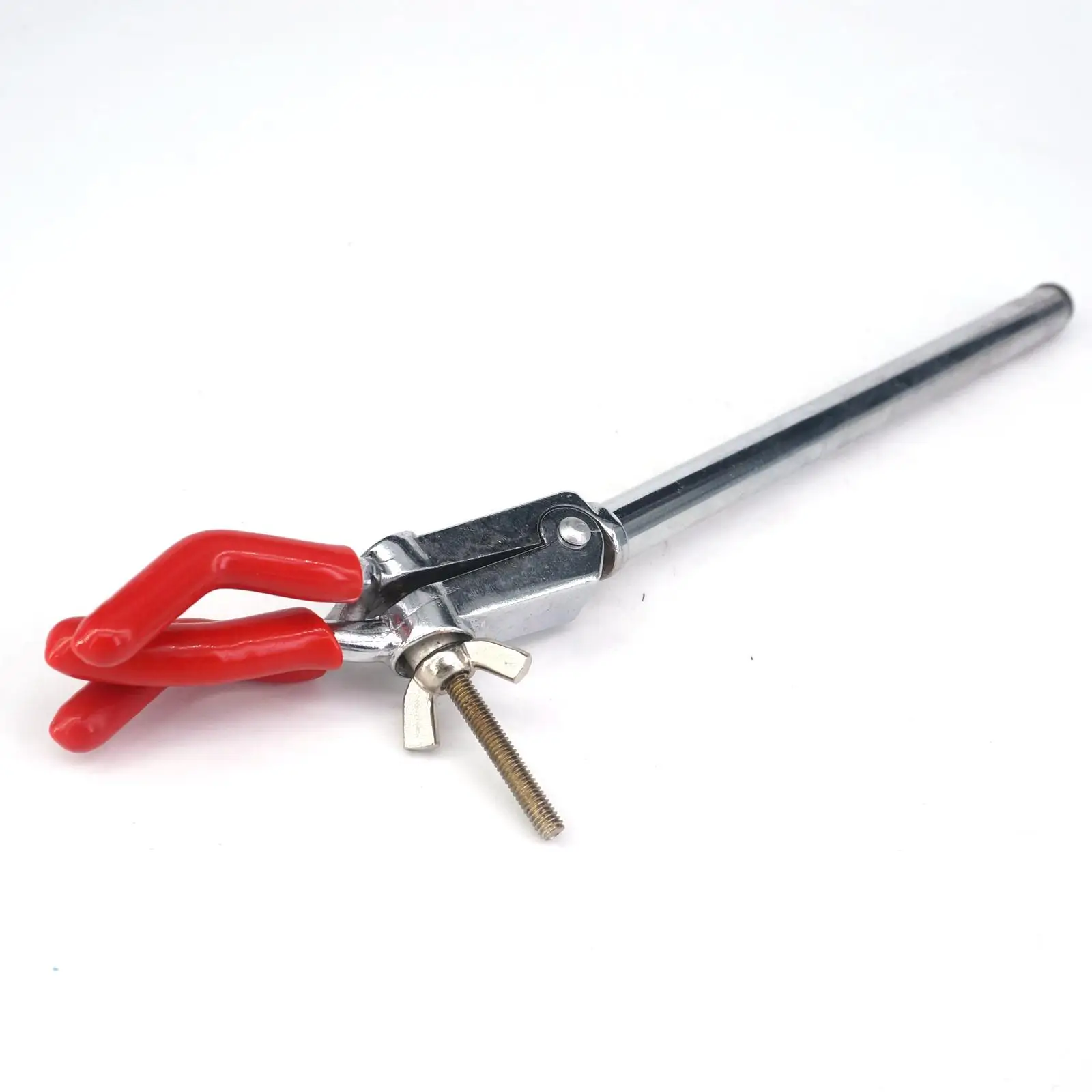 220mm 3 Prongs Buret Zincaluminum Alloy Clamp Lab Stand Tube Holder