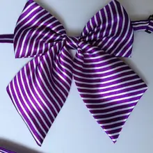 Женский галстук-бабочка в деловом стиле с бабочкой