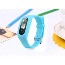 Для мужчин и wo мужчин шагомер ЖК Многофункциональный электронные часы Браслет Шаг Расстояние Счетчик калорий Спорт Шагомер