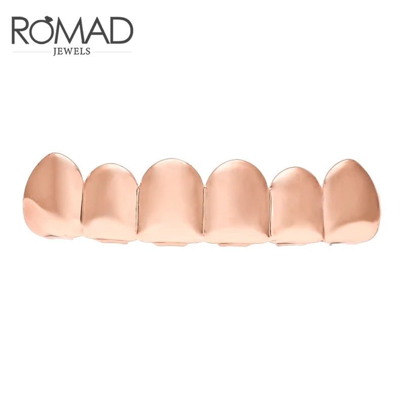 BOAKO Hip Hop Teeth Grillz Set Silver Gold Tooth Top Bottom Caps Punk False Dental Grills For Women Body Jewelry Cosplay Party - Окраска металла: 8