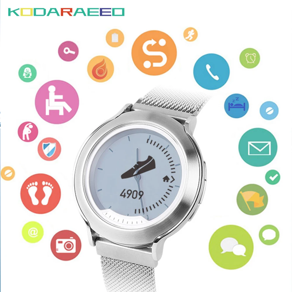 

M6 Smart Watch Traditional Steel Wrist Watch Real Time Heart Rate tracker Monitor Pedometer Sleep Tracker Fitness Waterproof