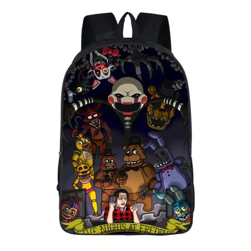 Рюкзак Five Nights At Freddys для подростков Bonnie Fazbear Foxy Freddy Chica школьный рюкзак мальчиков и