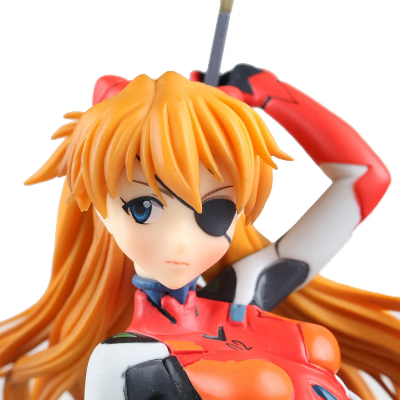 

Eva Neon Genesis Evangelion Figure Asuka Langley Soryu 1/6 Scale PVC Action Figure Collectible Model Toy 11" 27cm