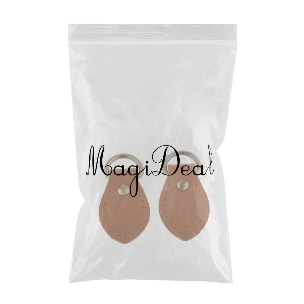 2pcs Sew on Leather Handle Buckles Tabs DIY Shoulder Bag Handbag Replacement