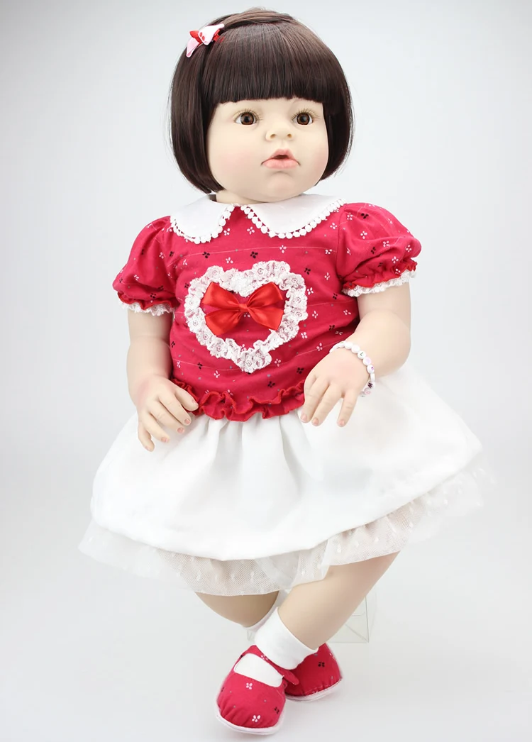 NPK 28 &quot70 см reborn dolls девочка силикон Baby Doll Арианна Reborn малыш дети подарок кукла