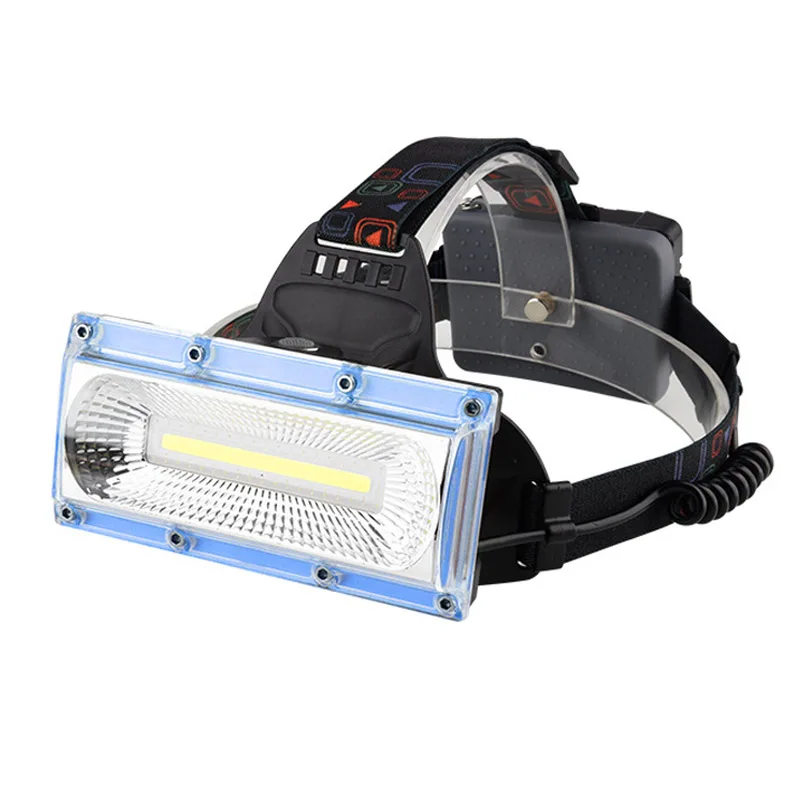 

COB LED Headlight USB Power Rechargeable Torch 18650 Battery Waterproof Headlamp for Hunting Fishing EDF88