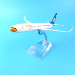 16 см 737 nok Airways металлического сплава angrybirds модели самолета игрушка самолет коллекционные подарок на день рождения регистрации игрушки