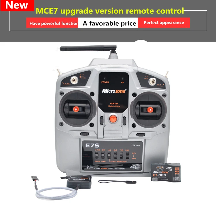 MCE7S MCE7 Model Aircraft Remote Control 2.4G Receiver With Fixed Wing
