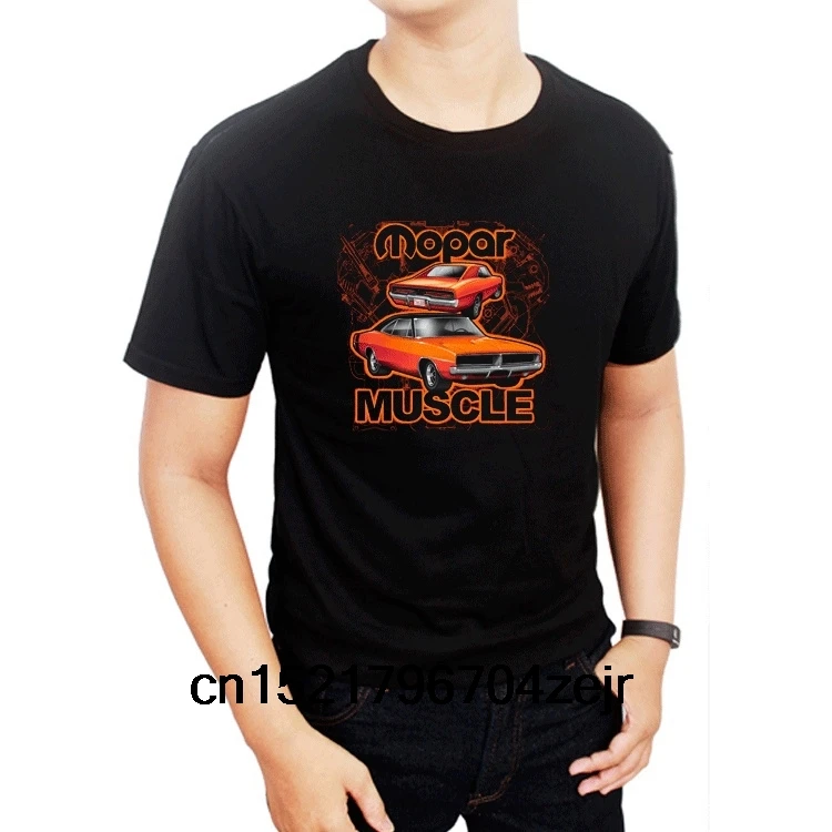 Men T shirt Mopar Muscle Classic Logo s Print Cotton Tops funny t-shirt novelty tshirt women | Мужская одежда